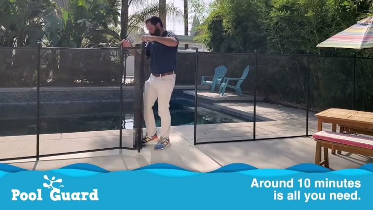 Pool Guard USA - Pool Safety Videos - How to Easily Remove a Pool Safety Fence