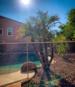 Glendale pool fence with secure design offering desert charm, blending protection with beauty
