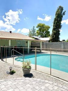 Glendale pool fence stylish and secure with a sleek design for enhanced safety