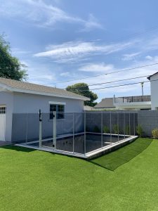 Tempe pool fence safe modern