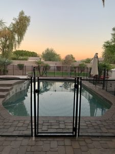 Tempe pool fence secure stylish gate