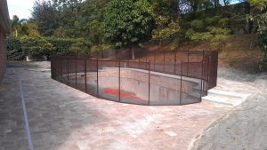 Brown Pool Fence Orlando