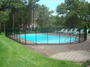 black mesh pool fence western new york