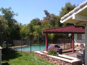 desert indoor stylish pool fence