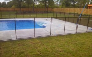gulf coast stylish pool fence