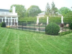 western new york elegant modern pool fence