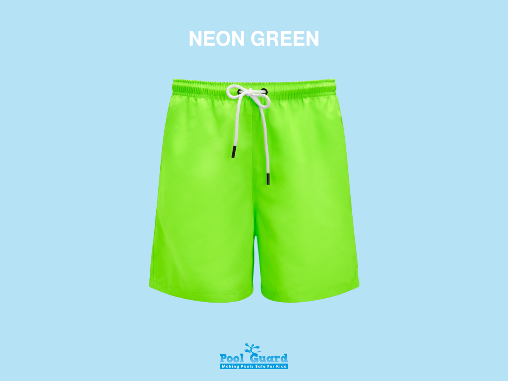 Best Swimsuit Color for Safety - Neon Green Swim Shorts