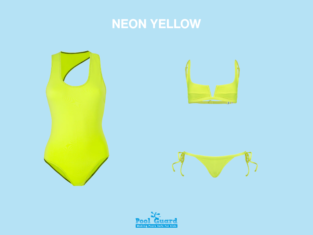 Best Swimsuit Color for Safety - Neon Yellow Swimsuit