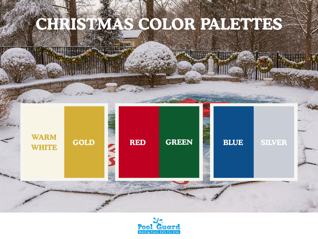 Christmas Pool Decorations - Christmas Color Palettes
