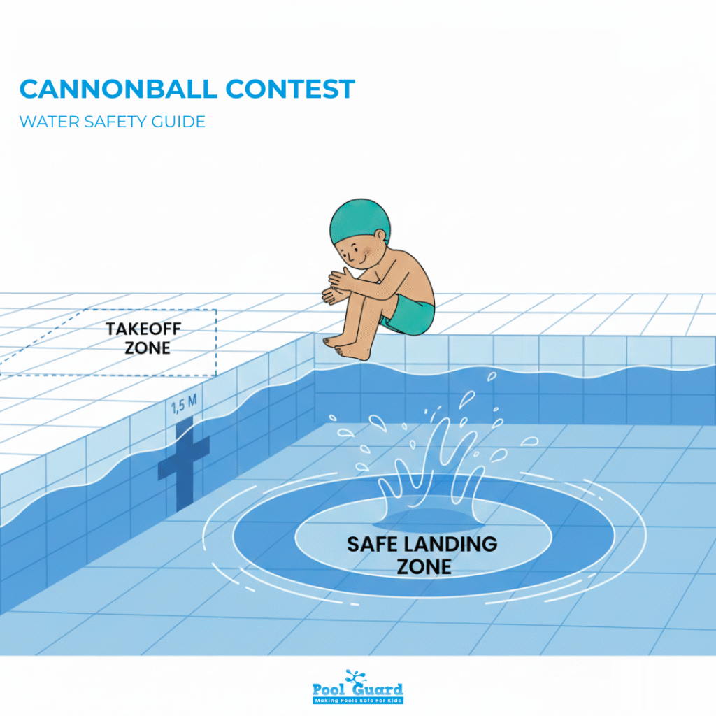 water-safety-games-cannonball-contest