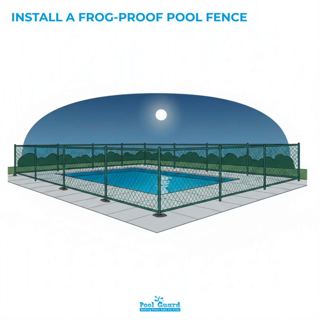 Install a Frog-Proof Pool Fence