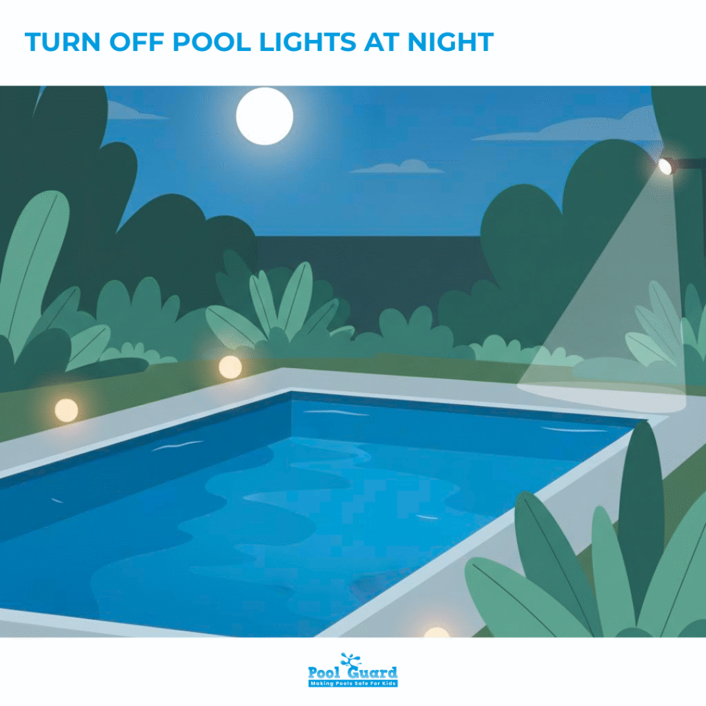 Turn Off Pool Lights at-Night
