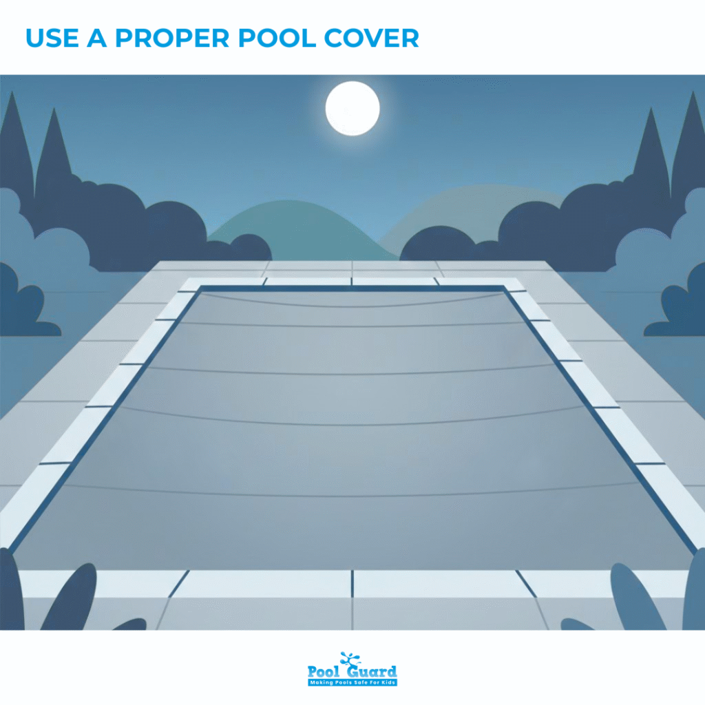 Use a Proper Pool Cover