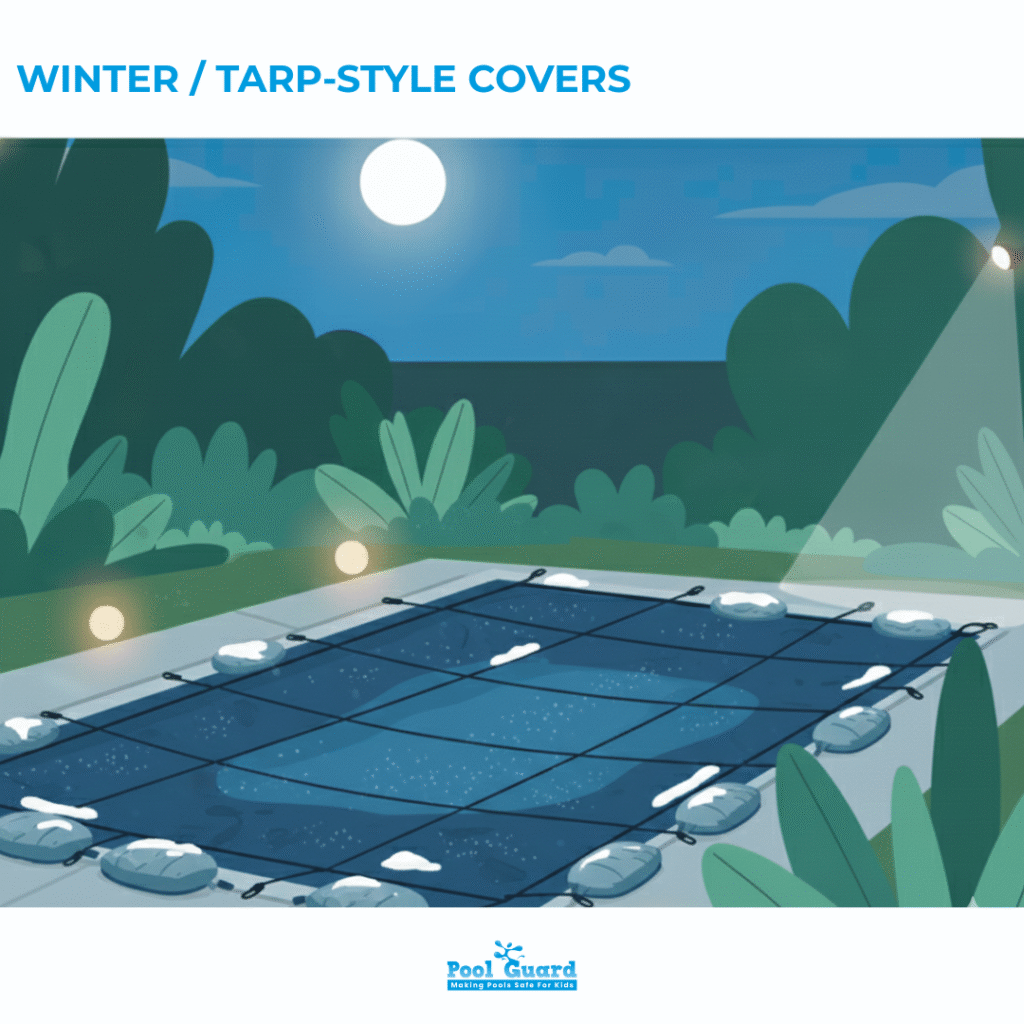 Winter Pool Covers (Tarp-Style)