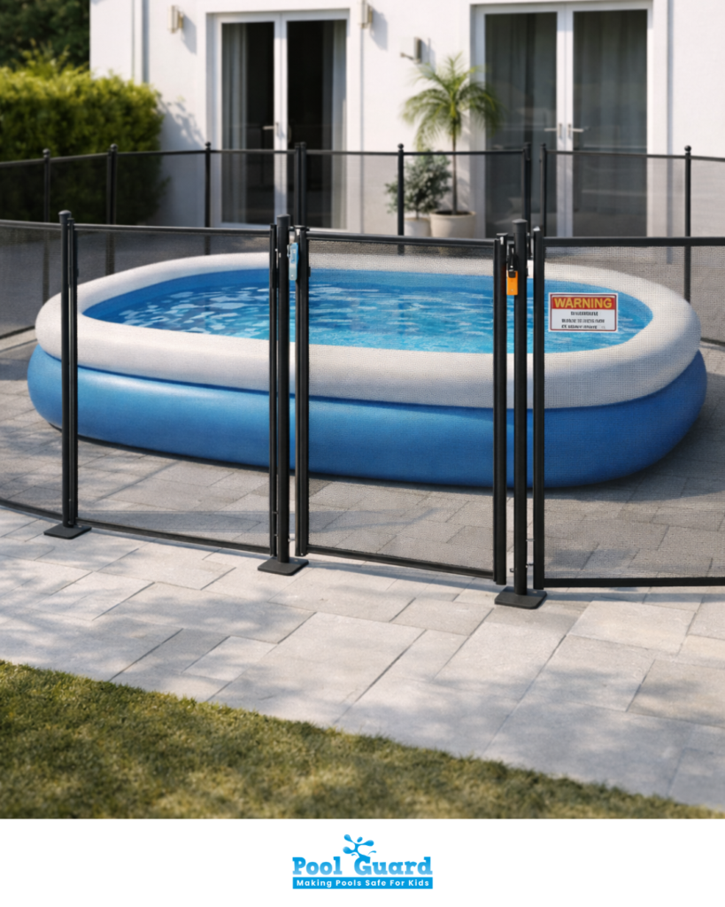 Fence Around an Inflatable Pool