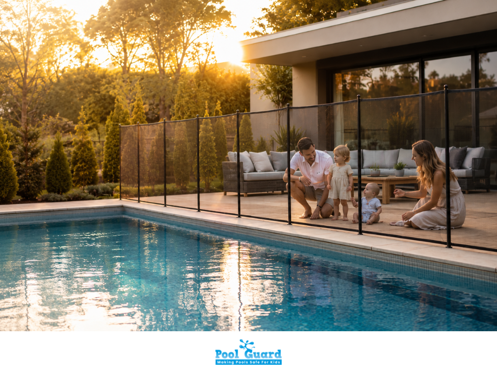 Happy Family protected by Pool Fence