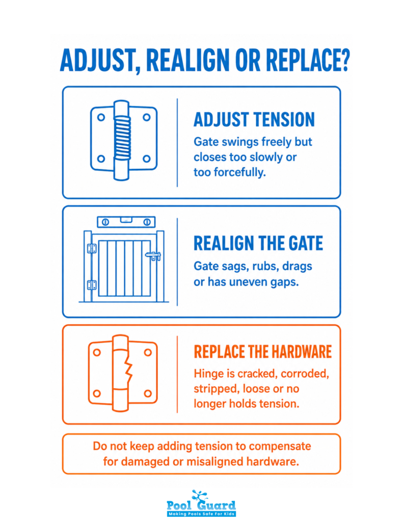 Adjust, Realign or Replace - Infographic