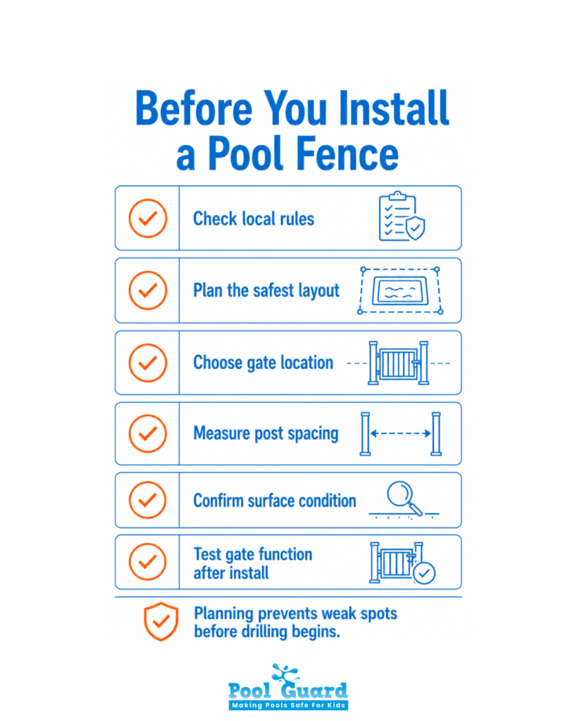 Before You Install a Pool Fence - Infographic