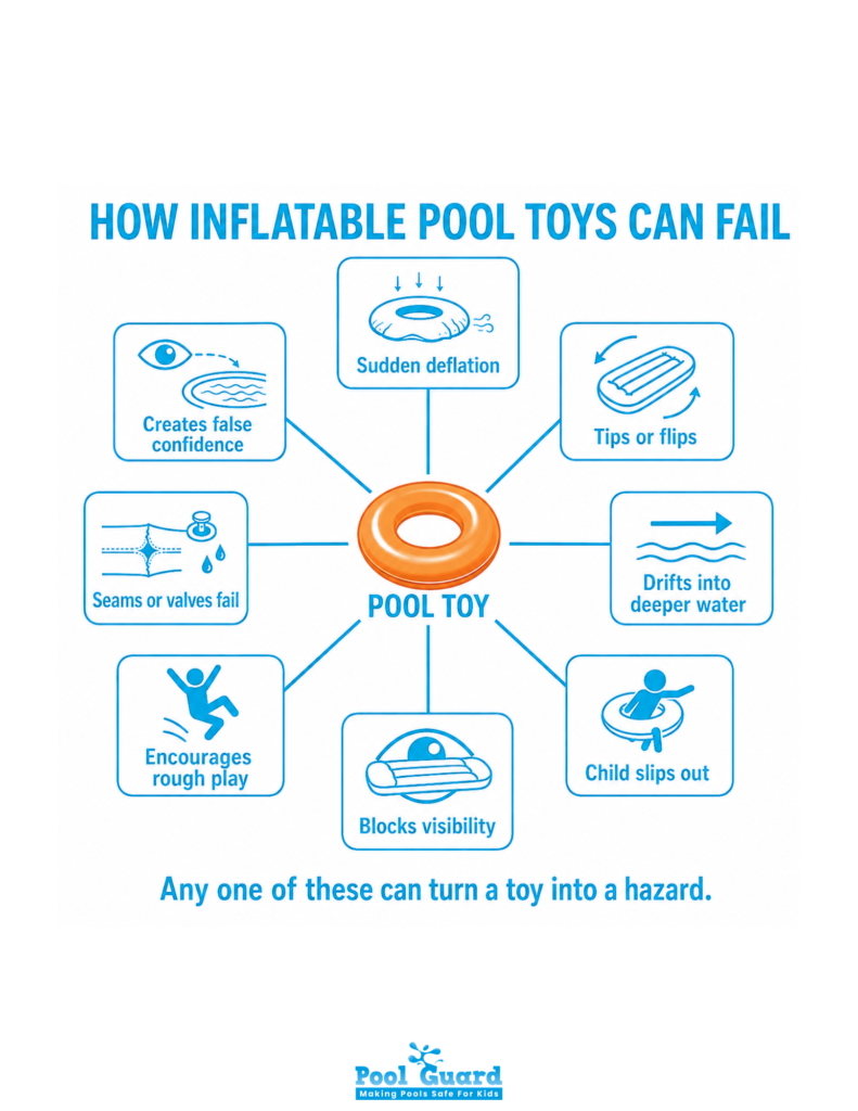 How Inflatable Pool Toys Can Fail - Infographic