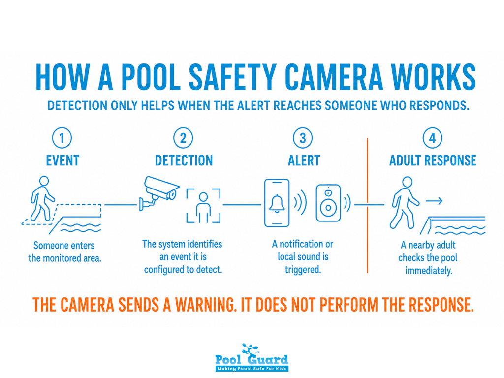 How a Pool Safety Camera Works - Infographic