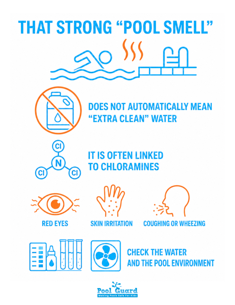 That Strong Pool Smell - Infographic