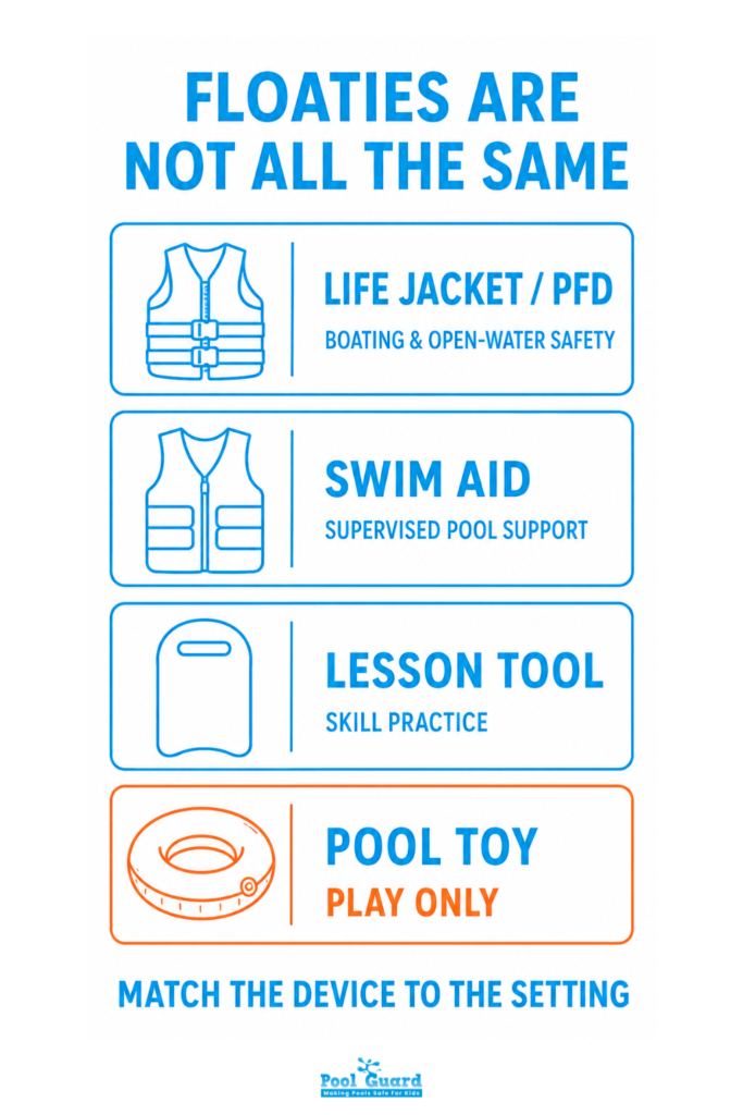 floaties Are Not All The Same - Infographic