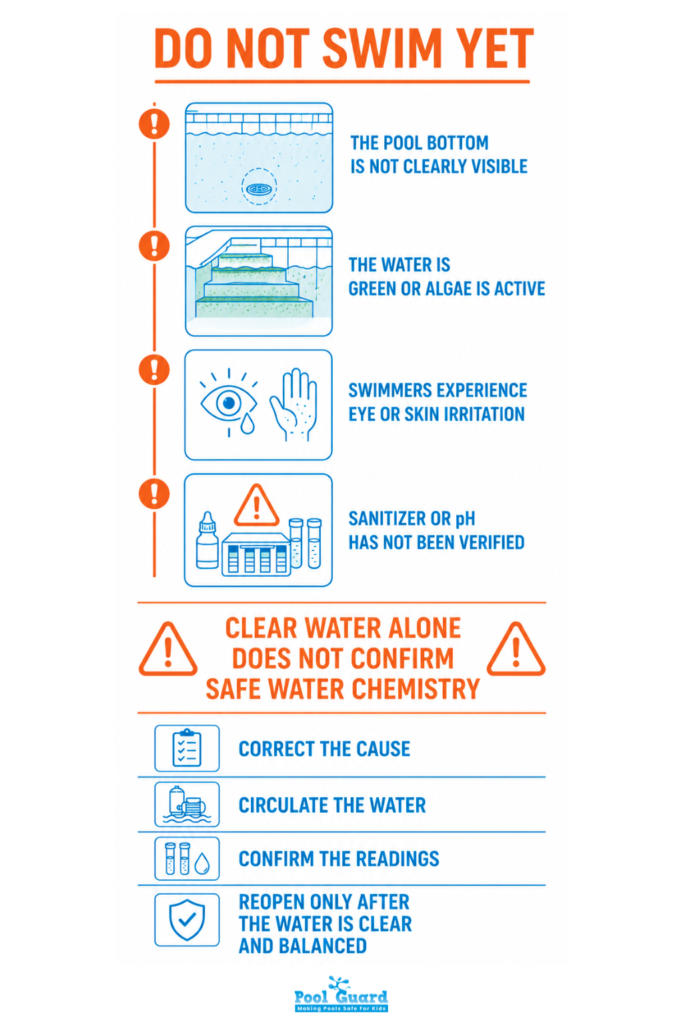 Do Not Swim Yet - Infographic