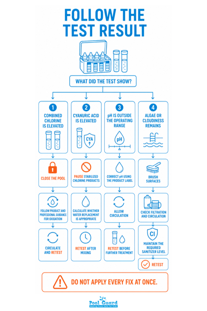 Follow the Test Result - Infographic