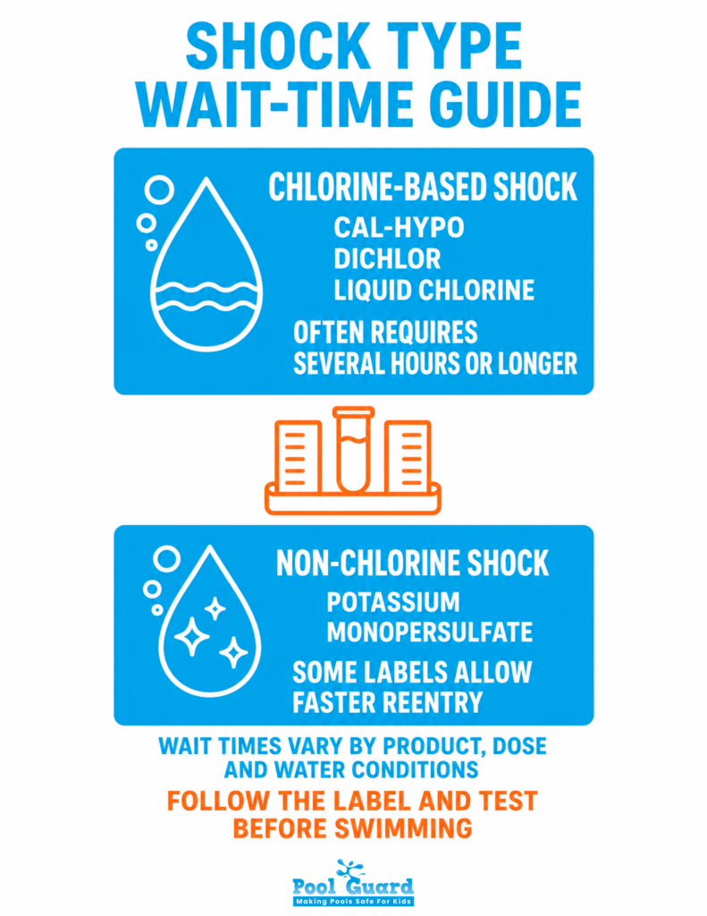 Shock Type Wait-Time Guide - Infographic