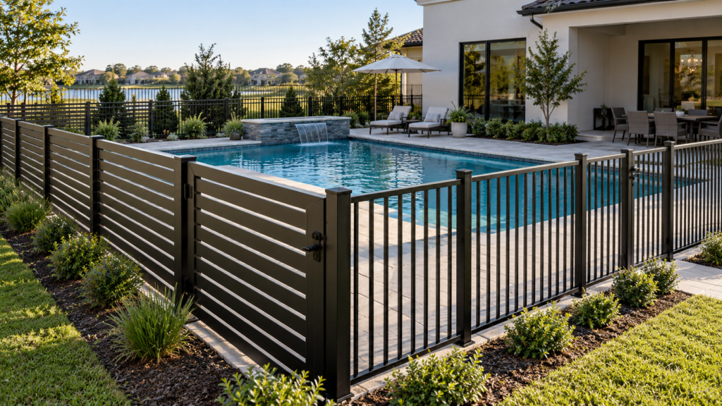 Horizontal vs Vertical Pool Fence