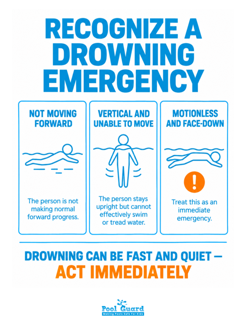 Recognize a Drowning Emergency - Infographic